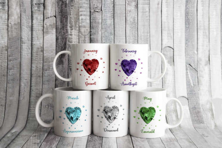 Birth month Gemstone Design Set