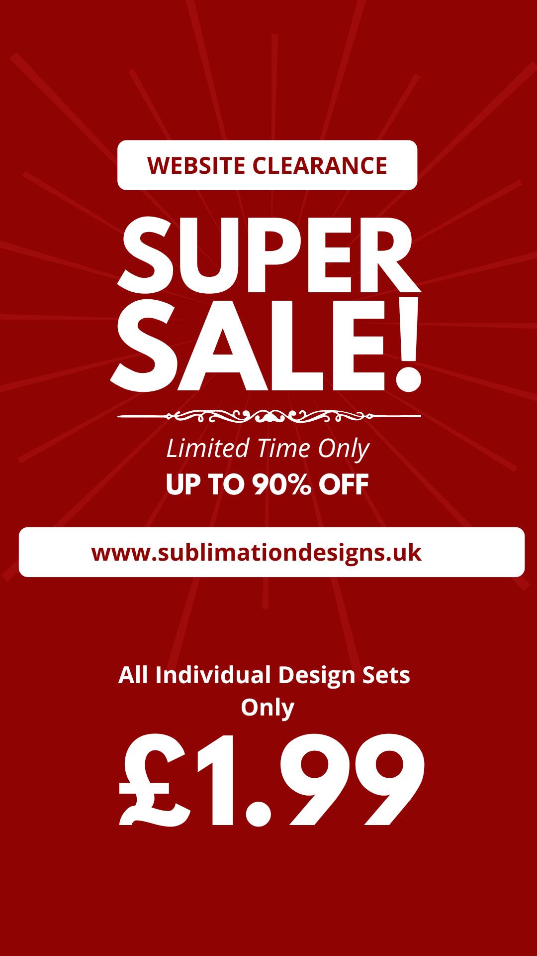 Website Update Clearance Banner