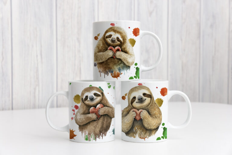 Paint Splash Sloths