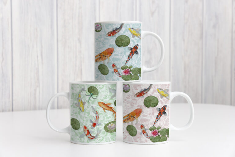 Koi Carp Mug Wraps