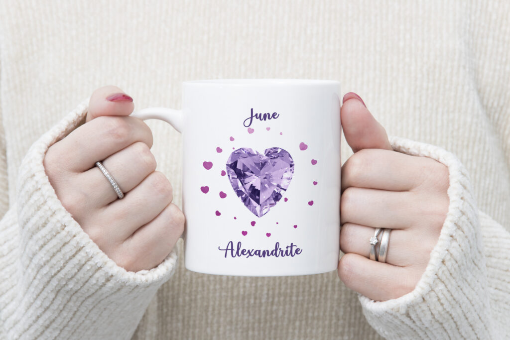 Illustration showcasing the Birth month Gemstone Design Set.