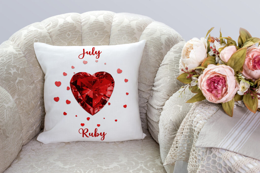 Illustration showcasing the Birth month Gemstone Design Set.