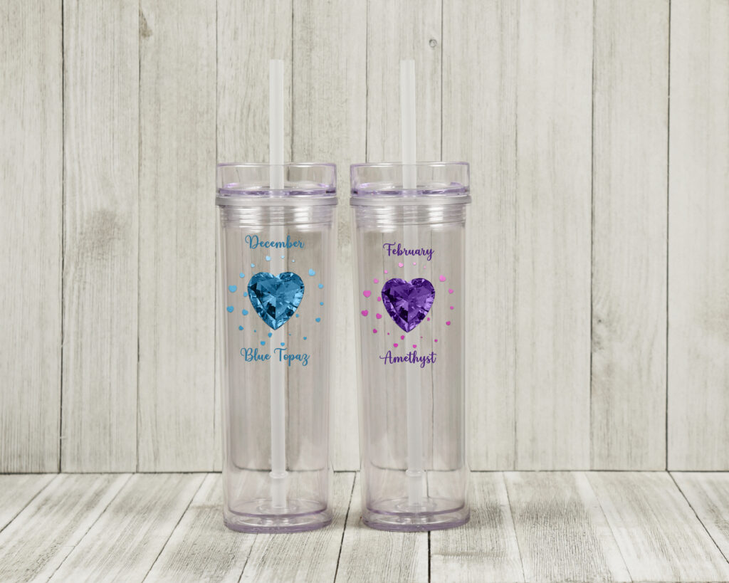 Illustration showcasing the Birth month Gemstone Design Set.