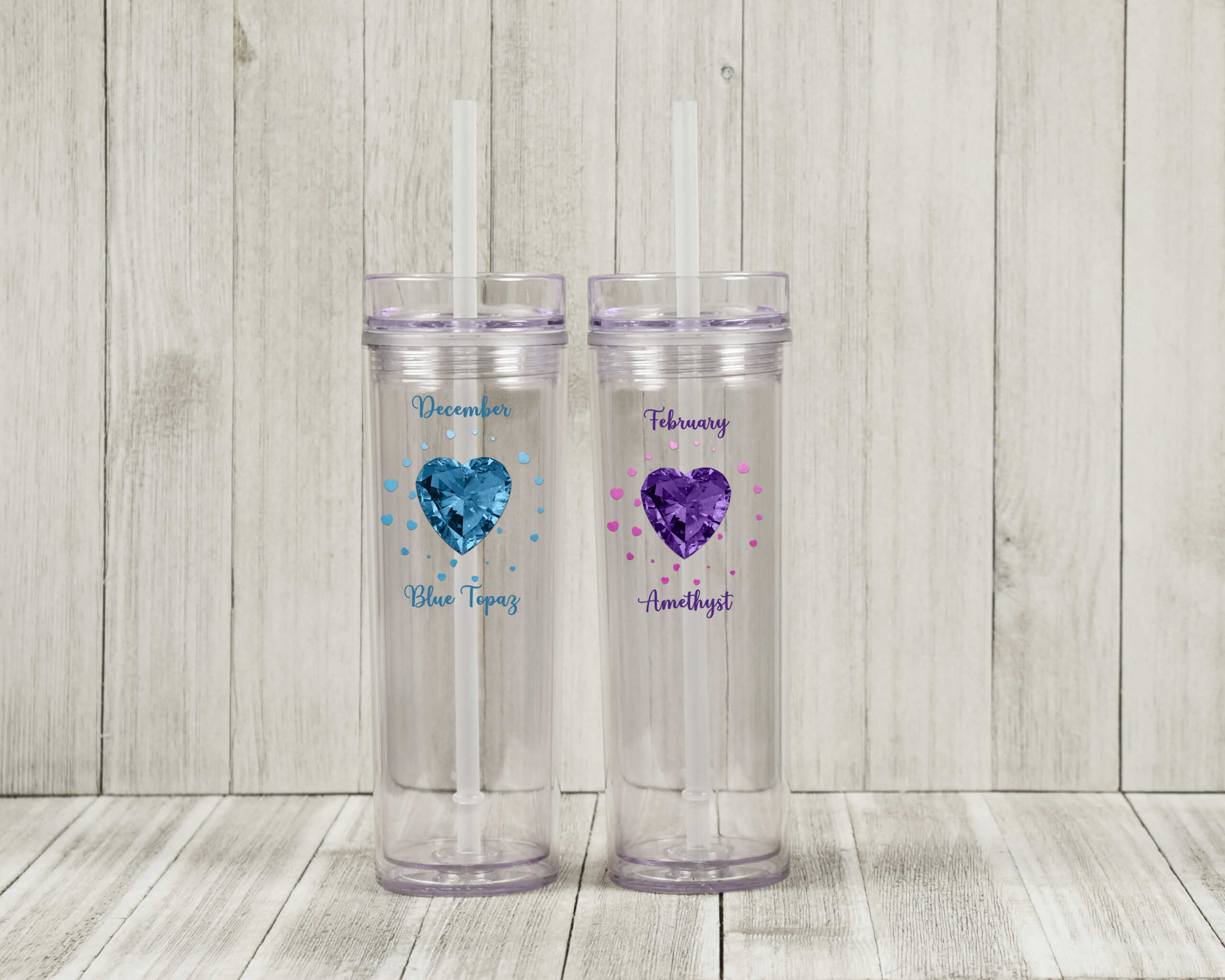 Illustration showcasing the Birth month Gemstone Design Set.