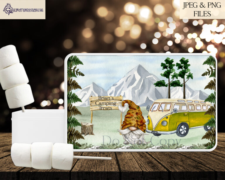 Gonks Gone Camping A4 Frames