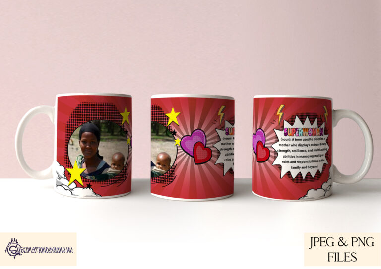 Superwoman Mother Mug Wraps