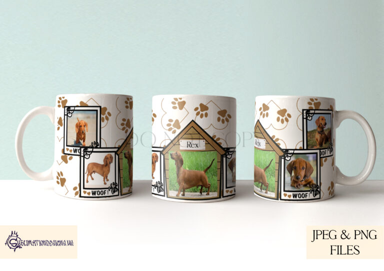 Dog Photo Mug Wraps