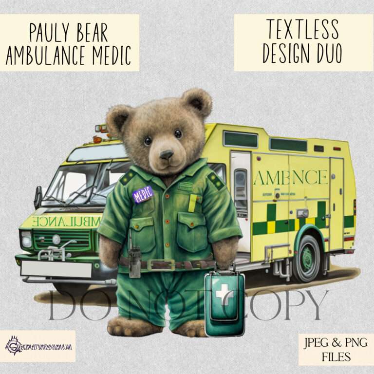 Pauly Bear Ambulance Paramedic