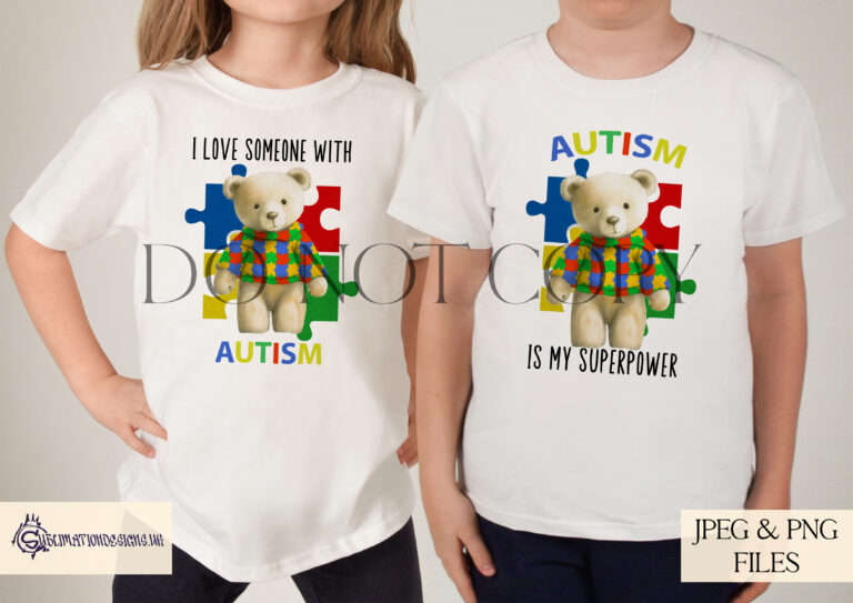 Autism Awareness Bear