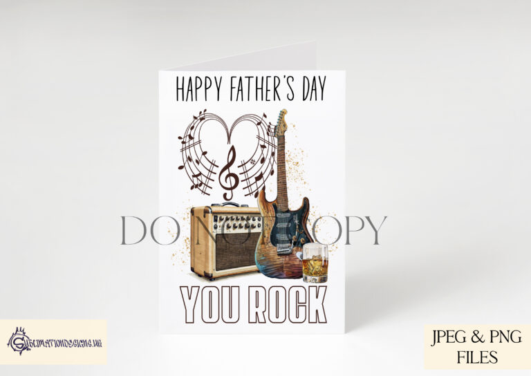 Guitar and Alcohol Design Set