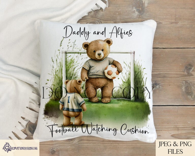 Bear and Cub Football Design