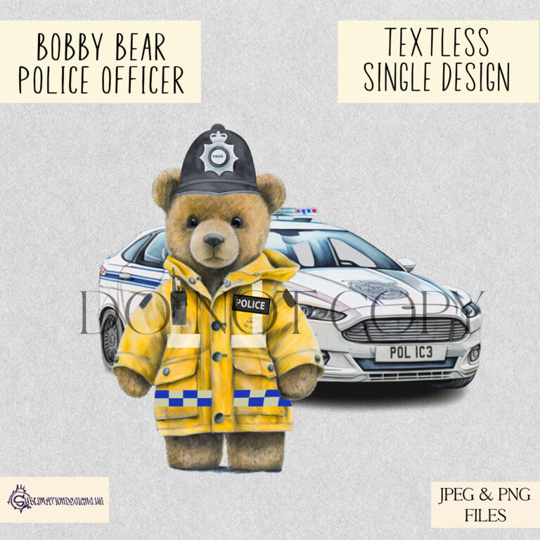 Bobby Bear Police Officer