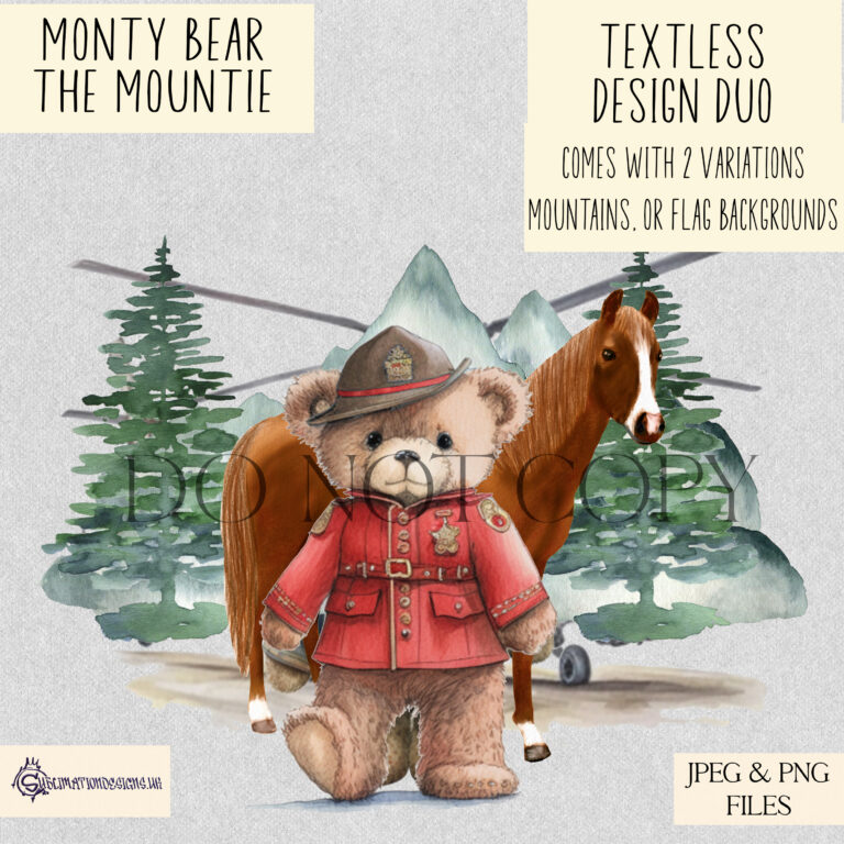 Monty Bear The Mounty