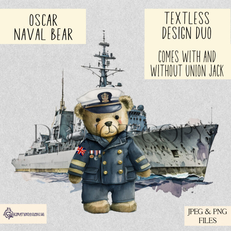 Military Bear Collection | Oscar The Navy Bear Ship Edition