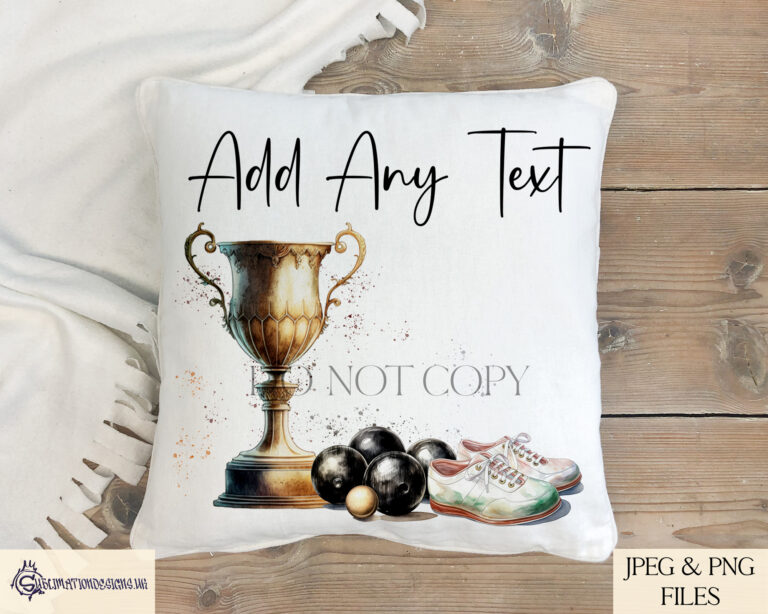 Lawn Bowls And Beer Designs Set