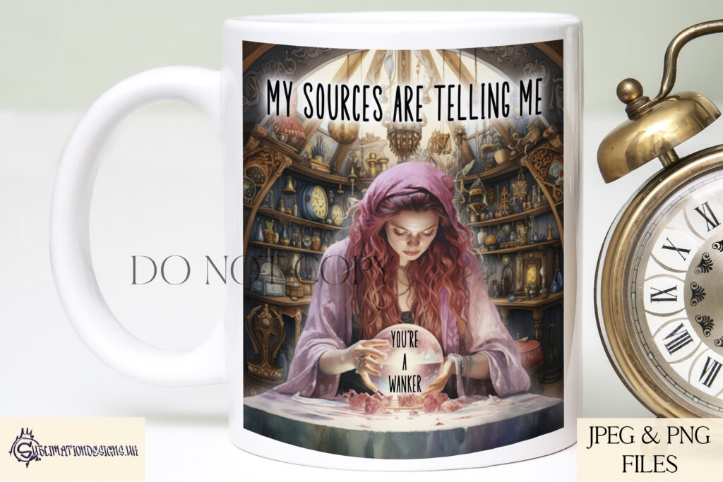 Comedy Fortune Teller Sublimation Design Set