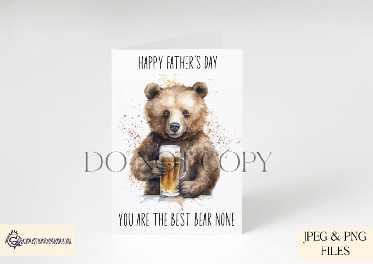 Bear with Beer Designs