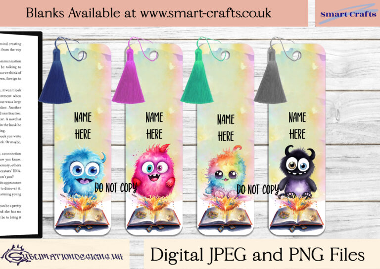 Children’s Monster Bookmark Bundle
