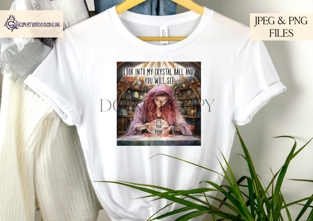 Comedy Fortune Teller Sublimation Design Set