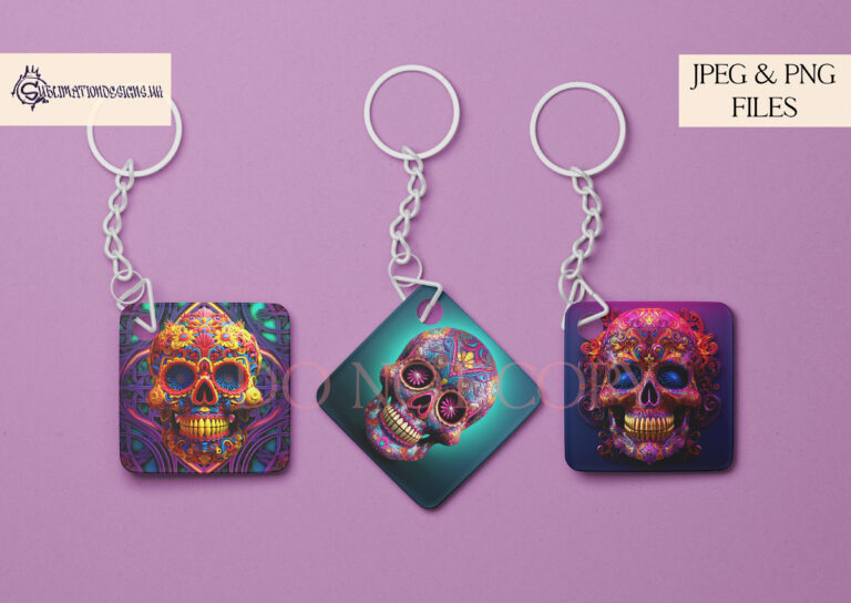 Sugar Skulls 3D Designs Set