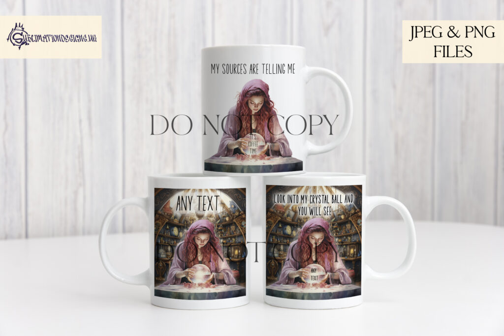 Comedy Fortune Teller Sublimation Design Set