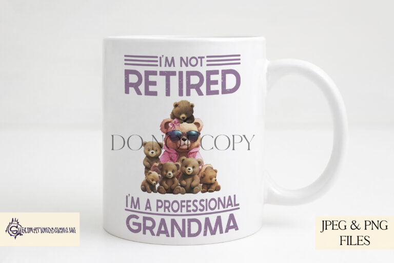 Sublimation Teddy Bear Family Designs Set