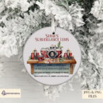 Santa's Surveillance Camera Sublimation Design