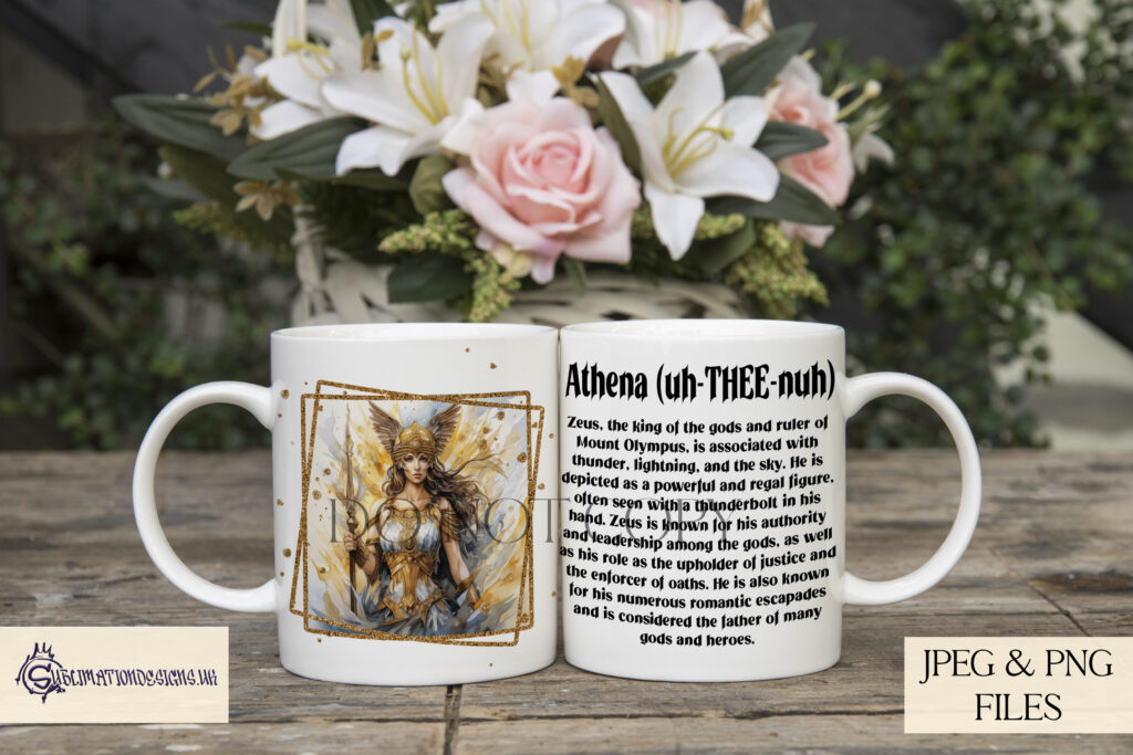 Greek God Sublimation Designs Set