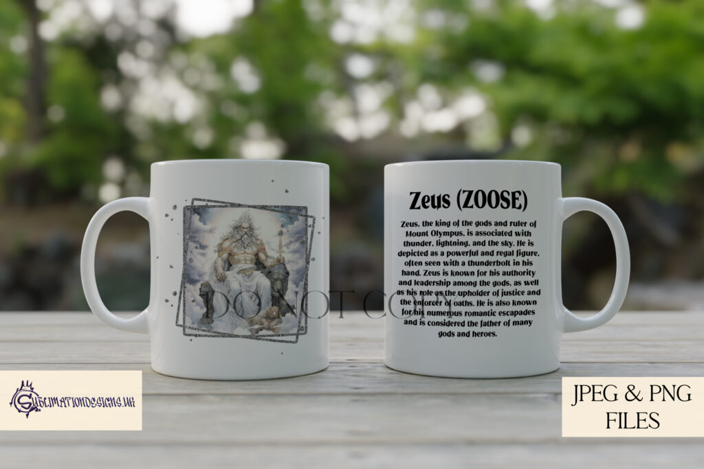 Greek God Sublimation Designs Set