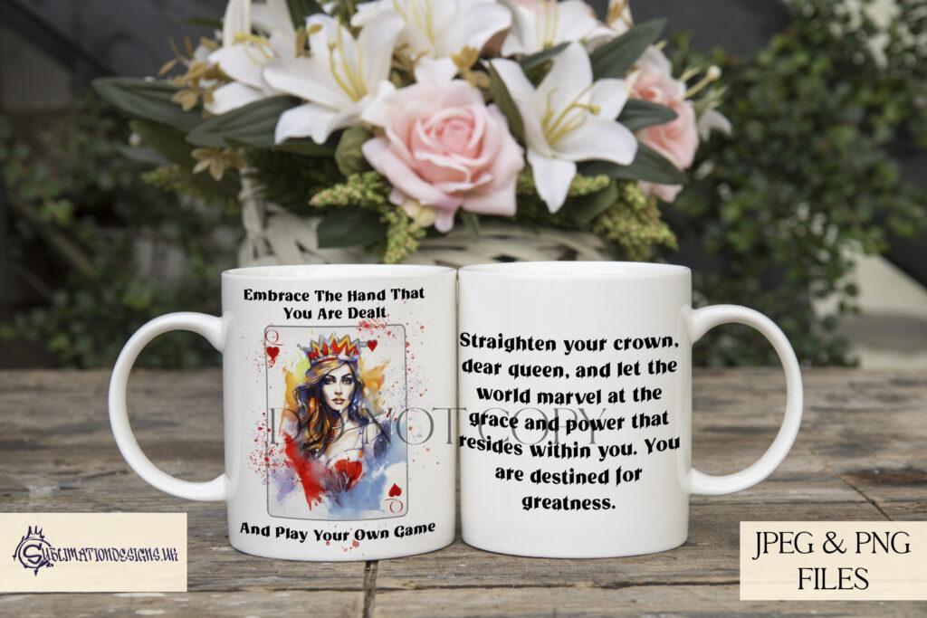 King and Queen Sublimation Designs Set