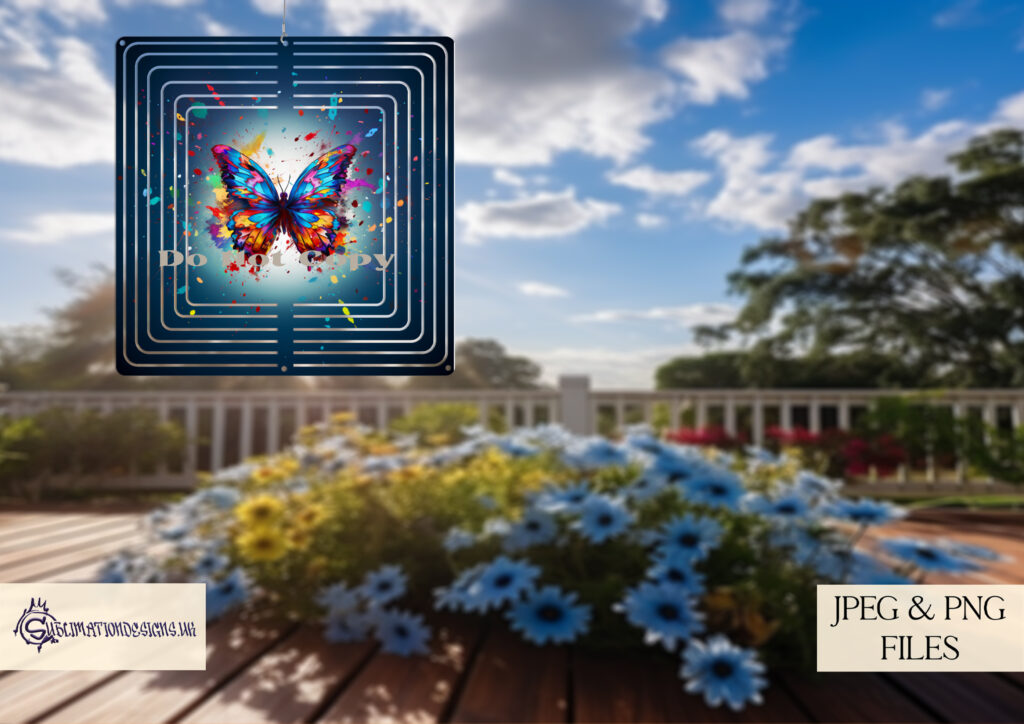 Vibrant Paint Splash Sublimation Designs Set