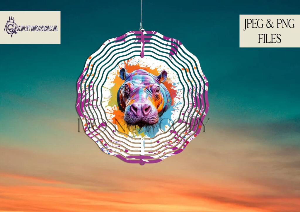 Vibrant Paint Splash Turtle Sublimation Designs Set