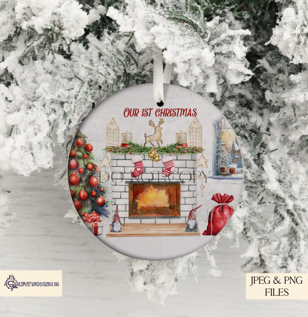 Elegant Red Lounge Family Christmas Stocking Designs Set of 20