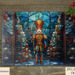 Stained Glass Nutcracker Christmas Design