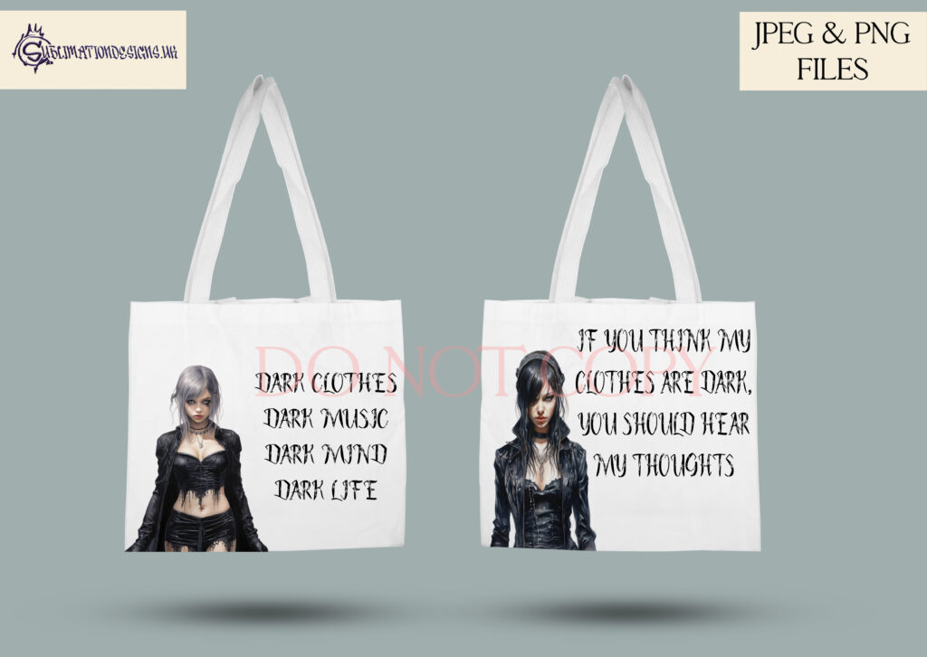 Gothic Girl design featuring a girl dressed in gothic clothing with an air of elegance and mystery.