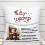 Santa's Christmas Bedtime Story Pillow and Bookmark