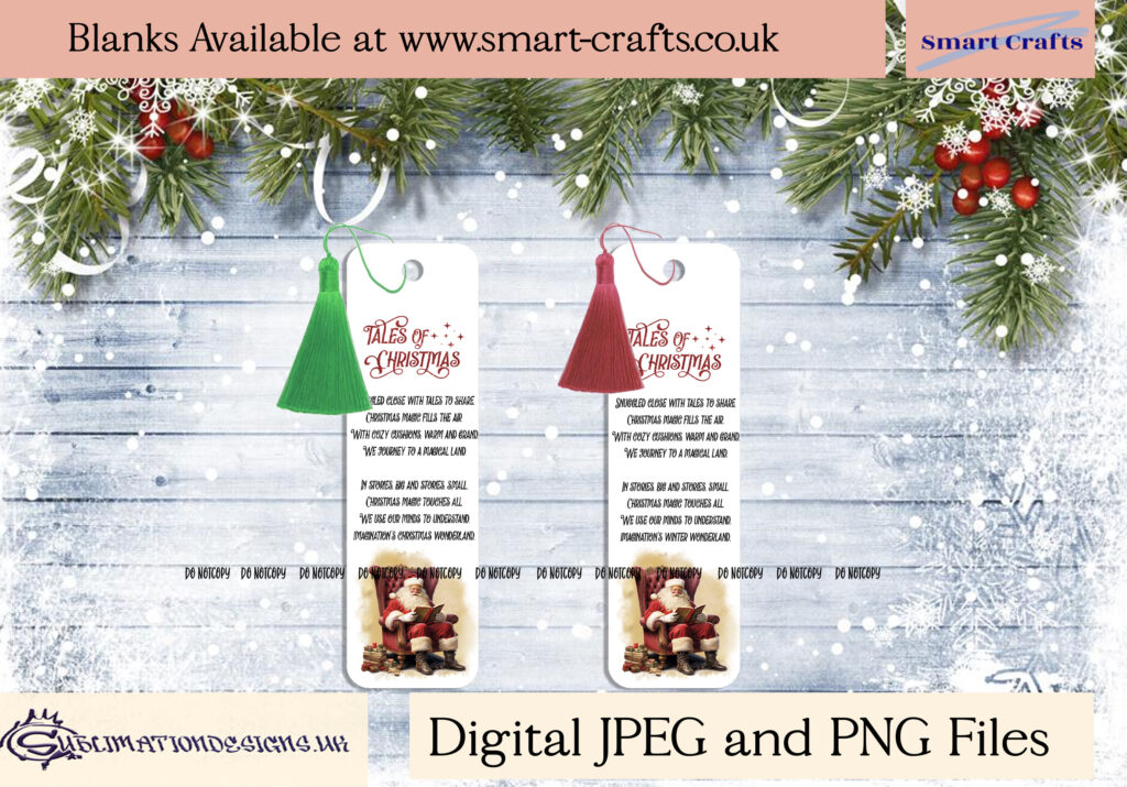 Santa's Christmas Bedtime Story Pillow and Bookmark