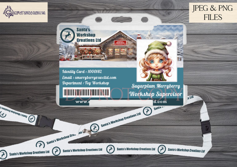 Christmas Workshop Elves Company ID Design