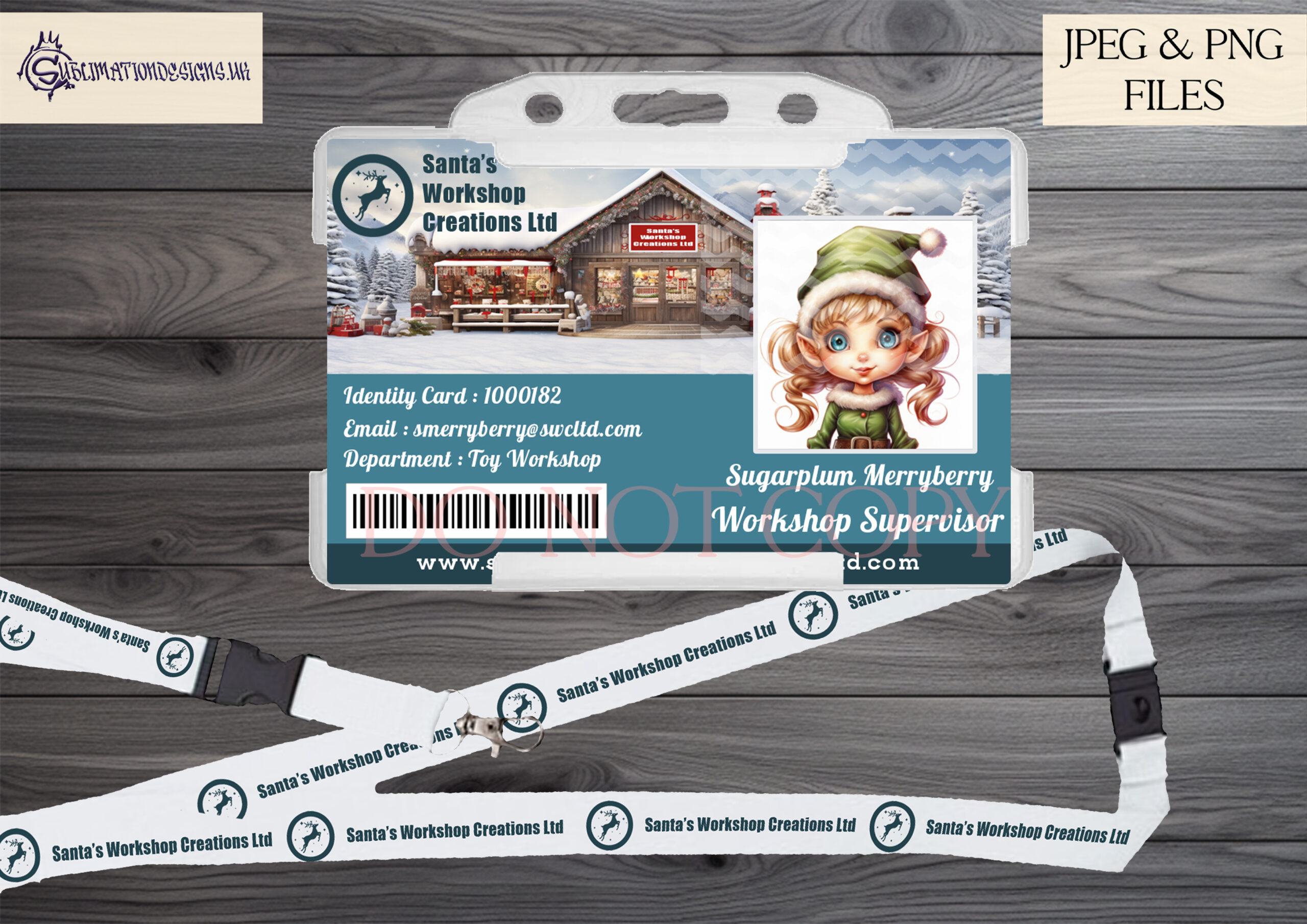 Christmas Workshop Elves Company ID Design