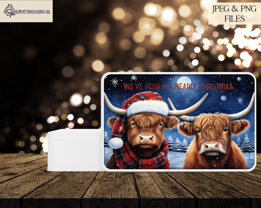 Highland Cows Christmas Designs - Highland Cow Illustration
