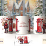 Christmas Gnome Postal Workers Design Set - Perfect Thank You Gifts