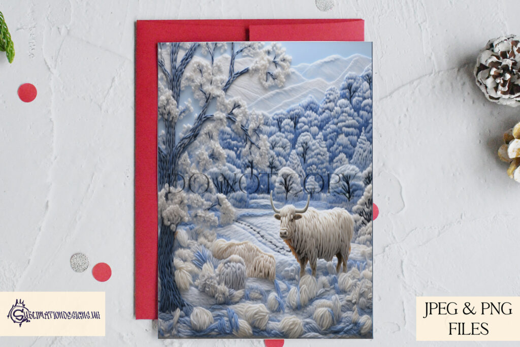 Winter Animal Fabric Texture Design Set - Cosy Winter Collection