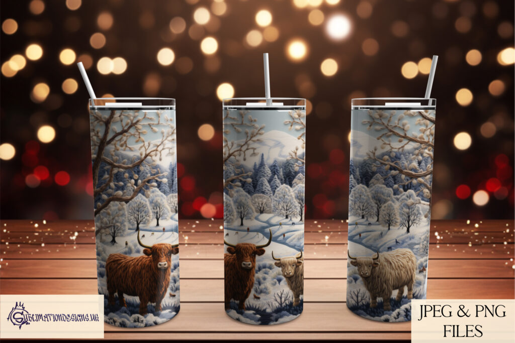 Winter Animal Fabric Texture Design Set - Cosy Winter Collection