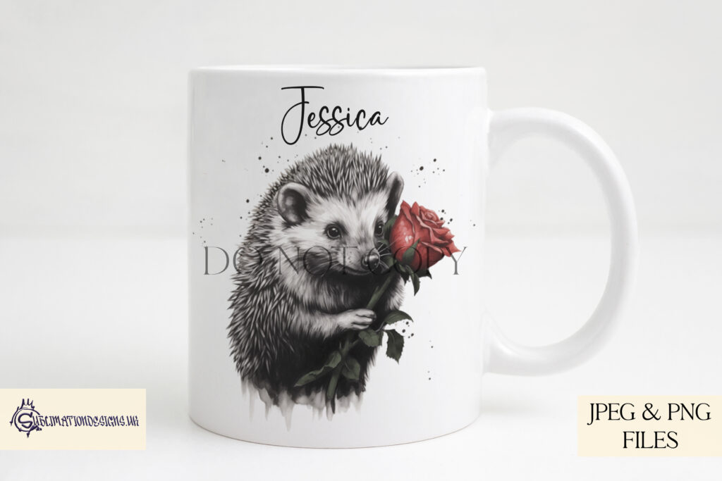 Hedgehog Floral Design