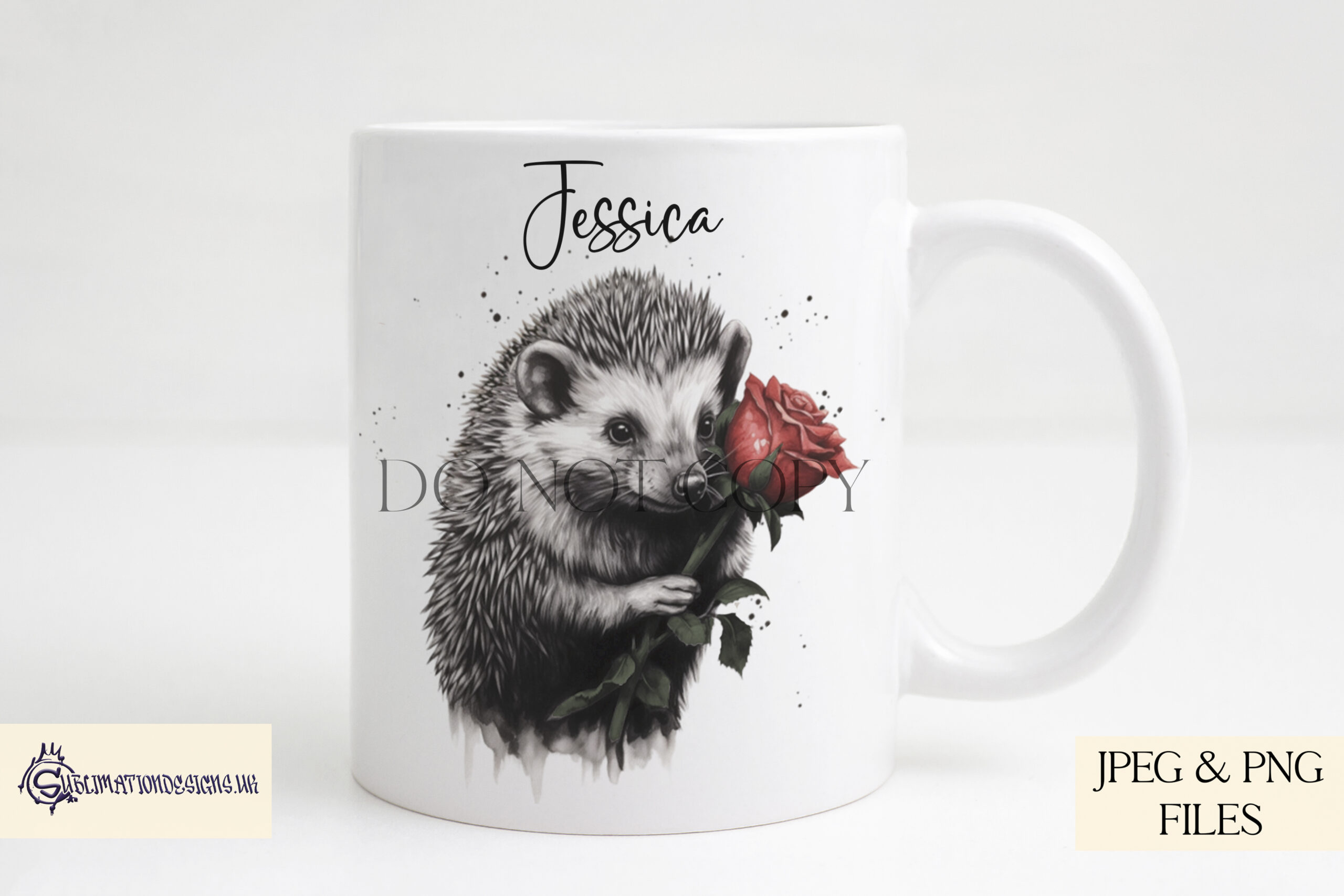 Hedgehog Floral Design