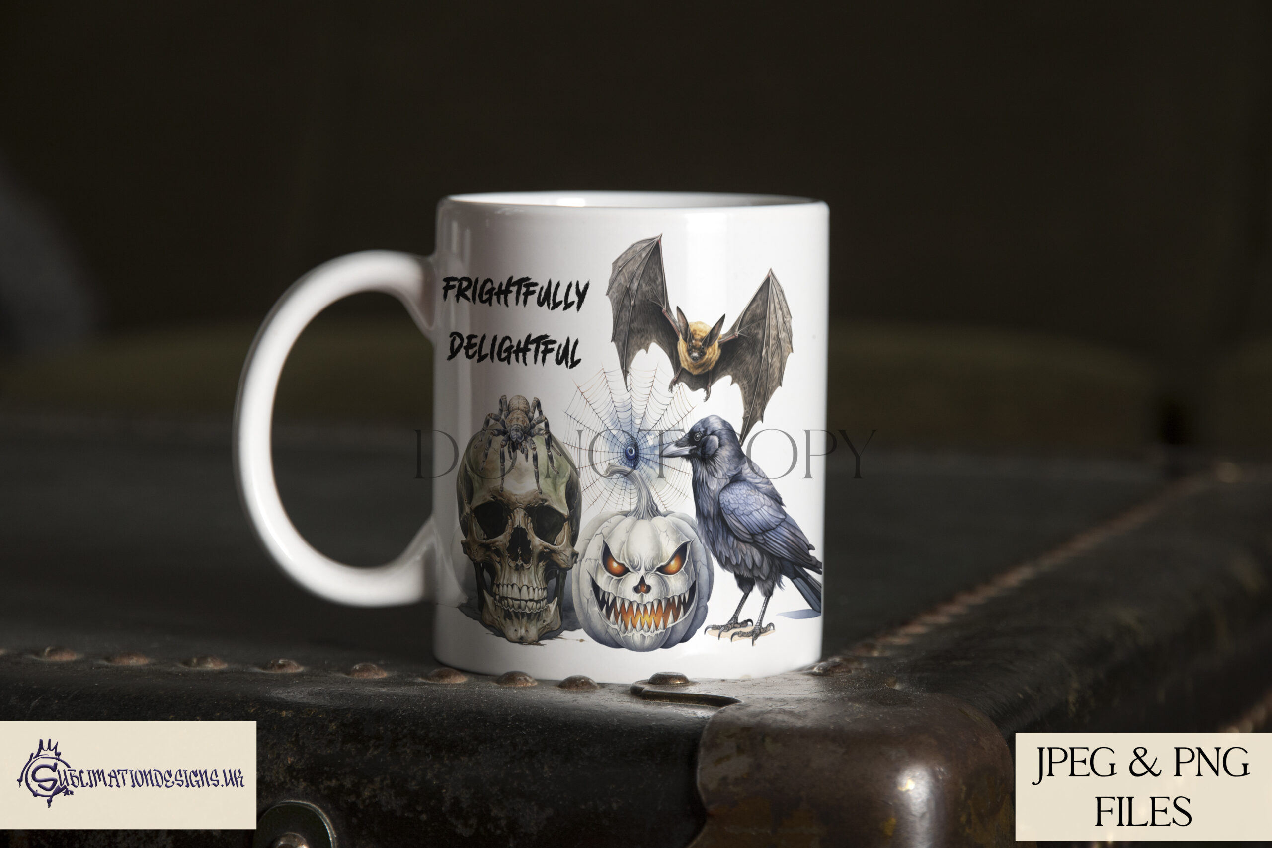 Gothic Inspired Halloween Design Set - Gothic Illustration