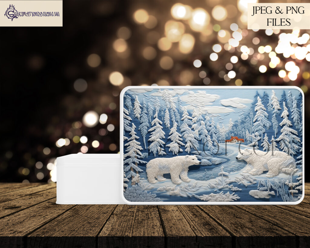 Winter Animal Fabric Texture Design Set - Cosy Winter Collection