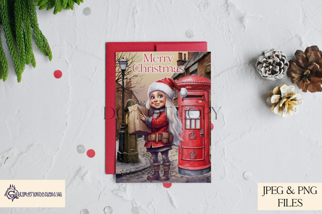 Christmas Gnome Postal Workers Design Set - Perfect Thank You Gifts