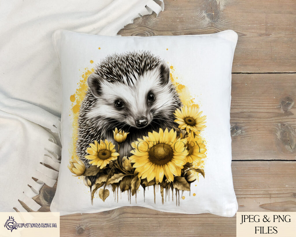 Hedgehog Floral Design