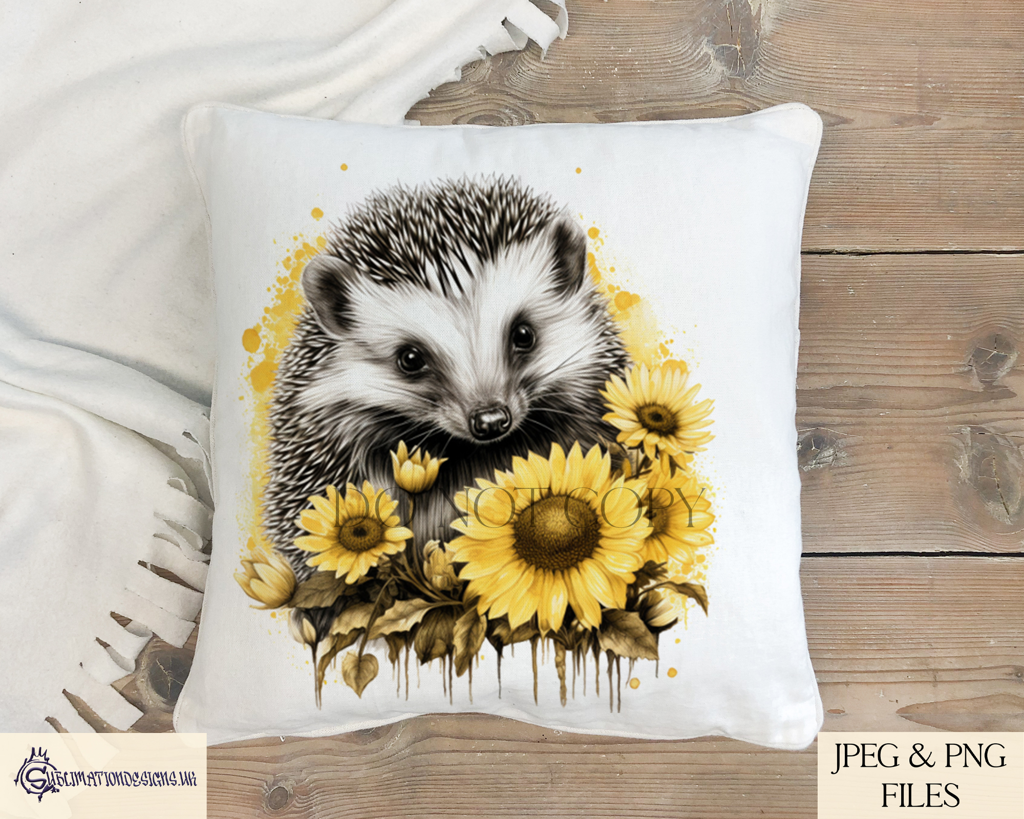 Hedgehog Floral Design
